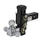Buyers Products Adjustable Tri-Ball Hitch with Rotating Towing Balls for 2-1/2 Inch Hitch Receivers 1802500 - alternate 2